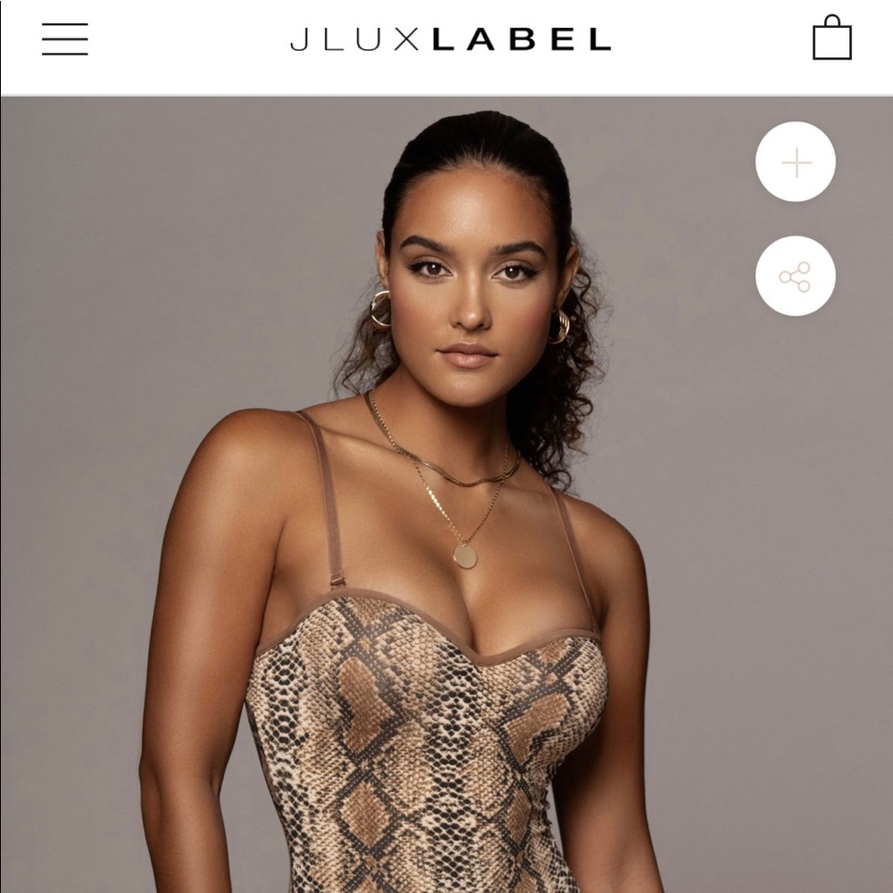 Jluxlabel snake bodysuit